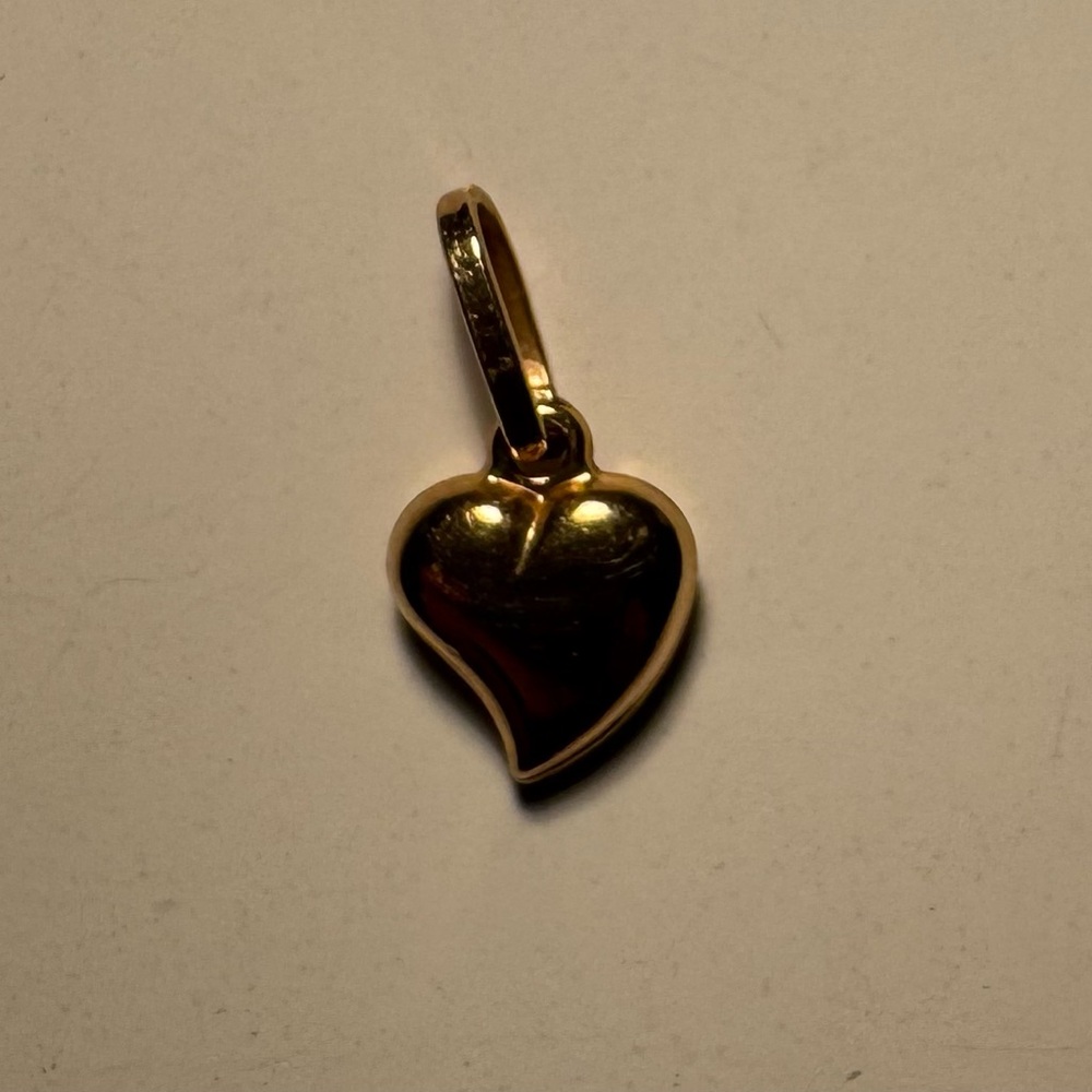 Mini 14k Gold Heart Pendant / Charm